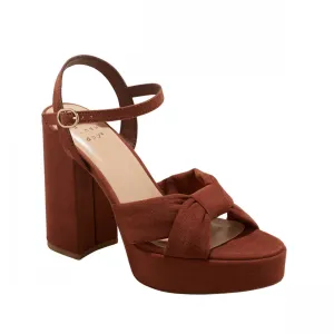 A New Day Womens Riah Platform Heels with Memory Foam Insole 88075193 Brown 8.5M