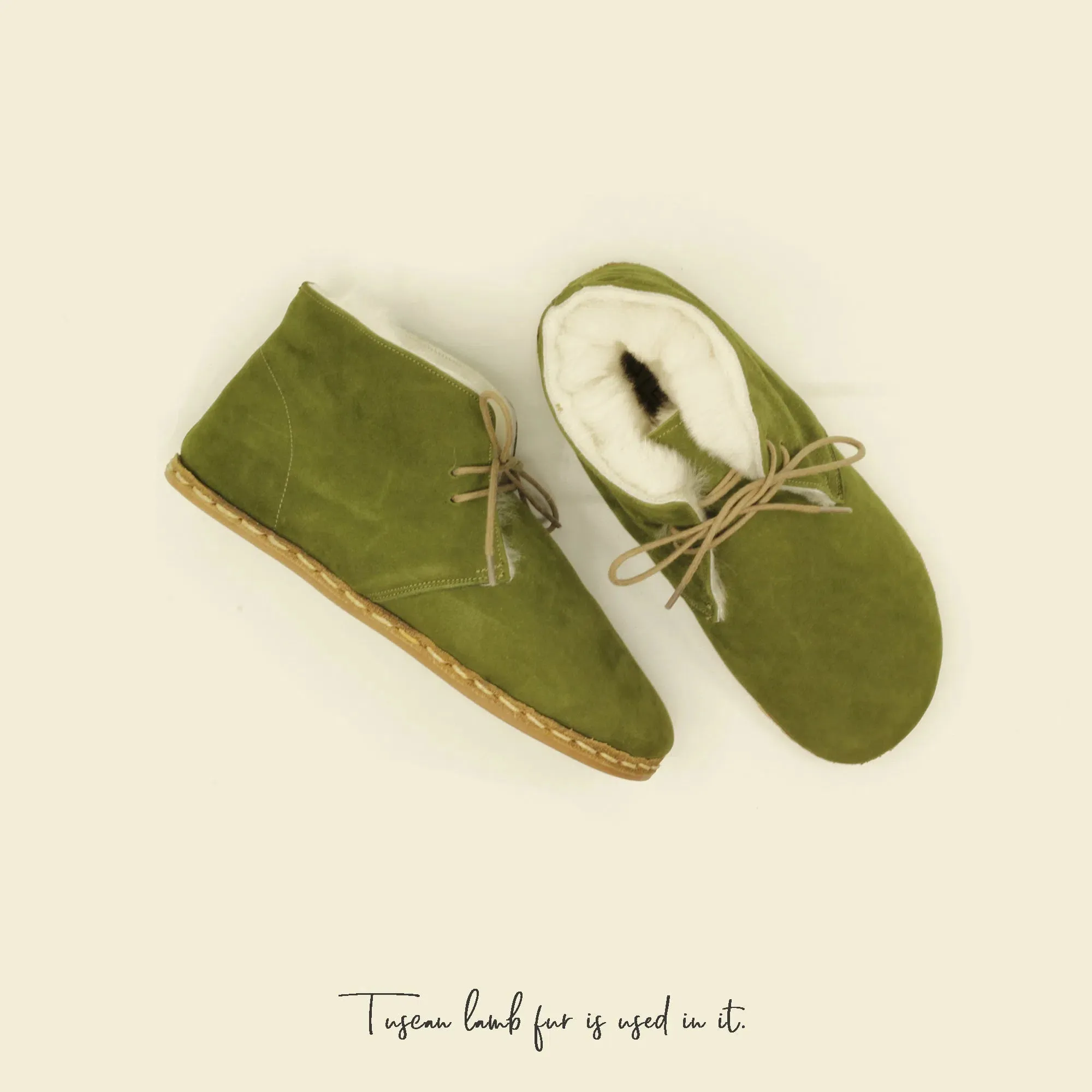 Barefoot Grounding Ankle Boots Green Women