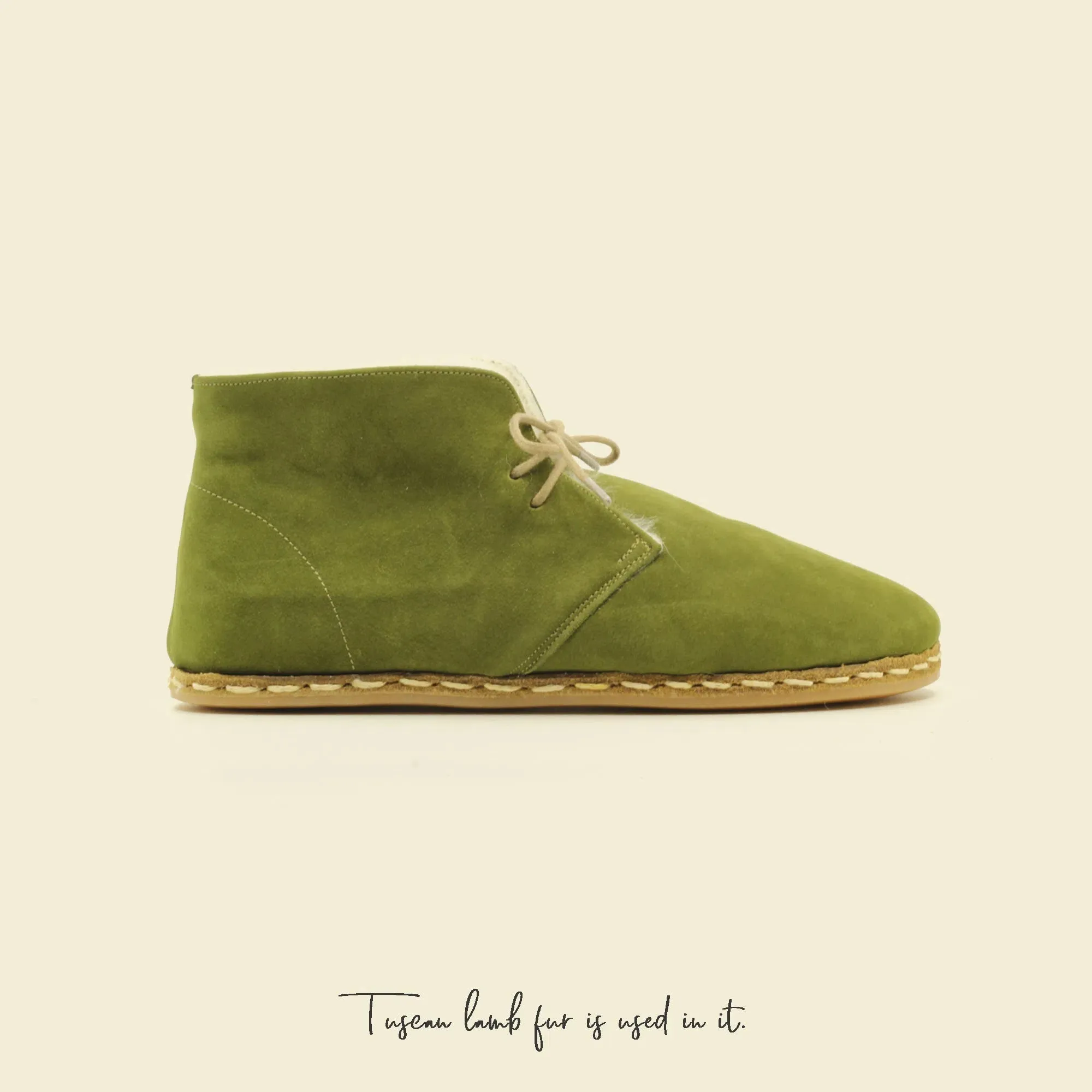 Barefoot Grounding Ankle Boots Green Women
