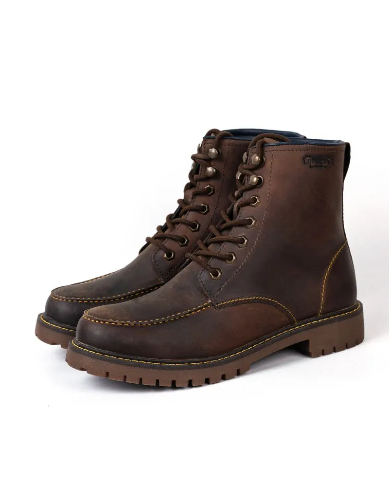 boots moc-toe mocha
