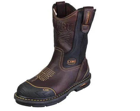 CEBU FARMER SOFT TOE 10" PULL ON MEN WORK BOOTS