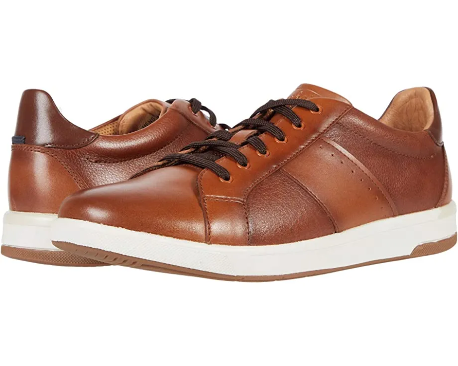 Crossover Lace to Toe Casual Sneaker Florsheim, smooth ground cognac