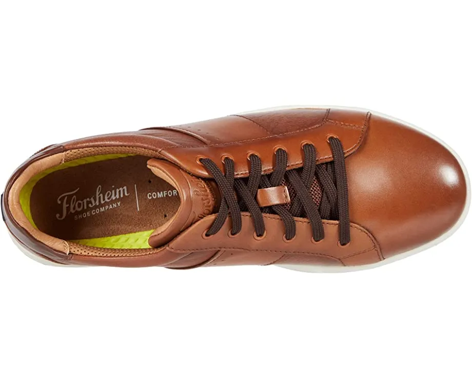 Crossover Lace to Toe Casual Sneaker Florsheim, smooth ground cognac