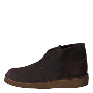 Desert Coal Dark Brown Suede