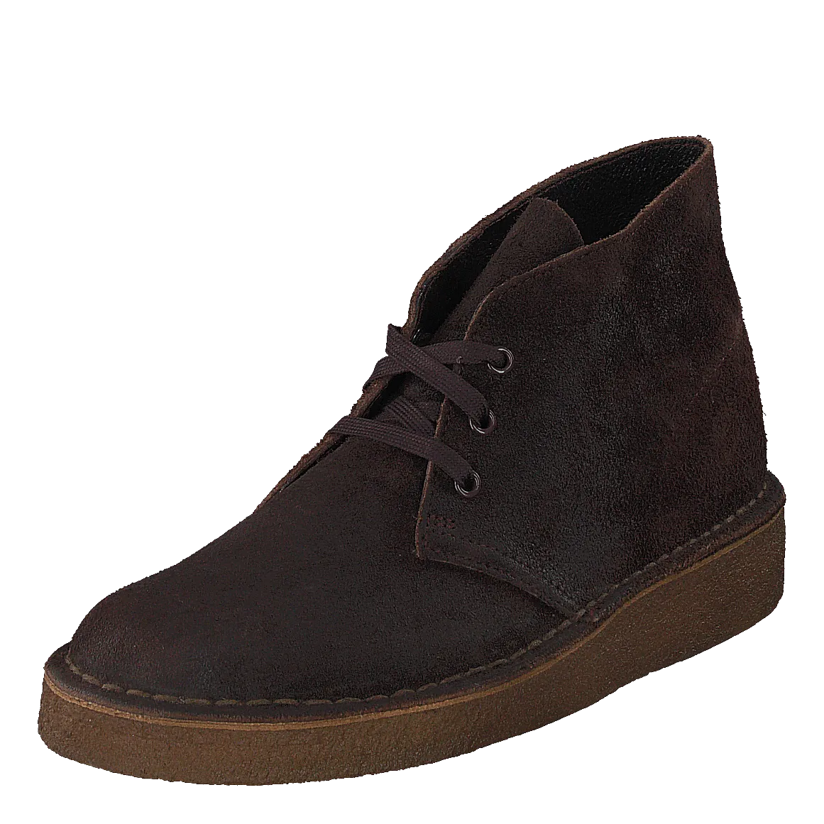 Desert Coal Dark Brown Suede