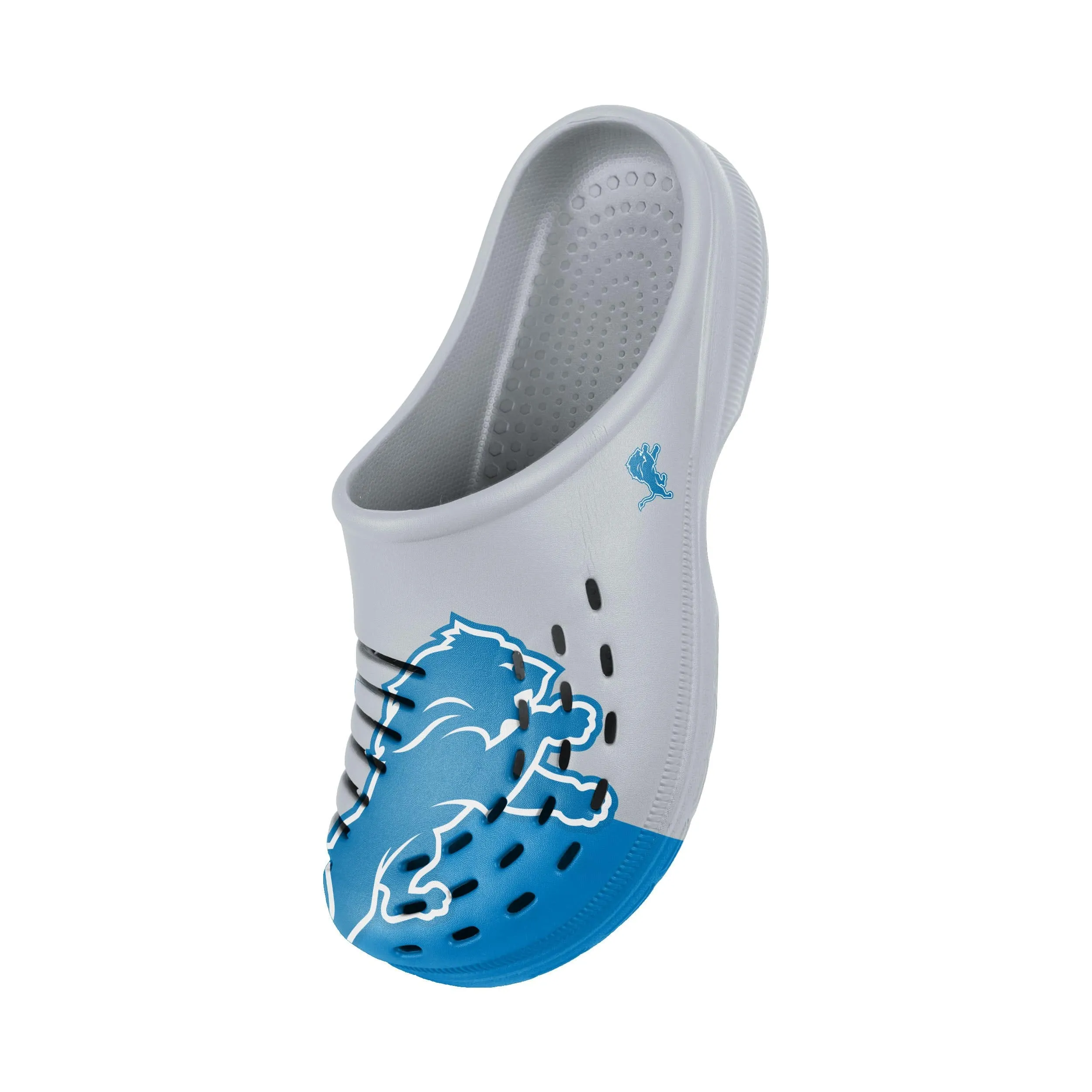 Detroit Lions NFL Mens Colorblock Big Logo Clog