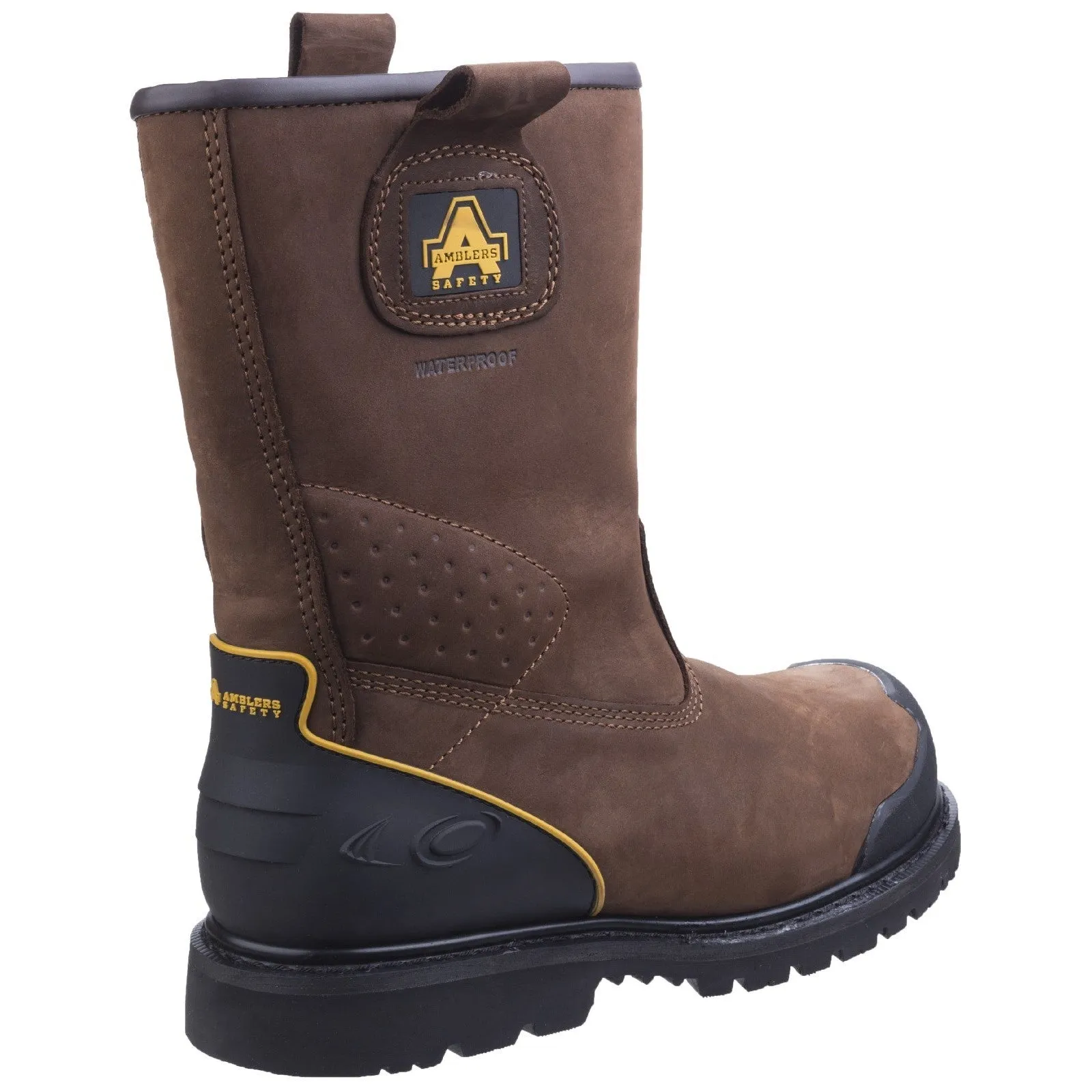 FS223 Goodyear Welted Waterproof Pull on Industrial Safety Boot