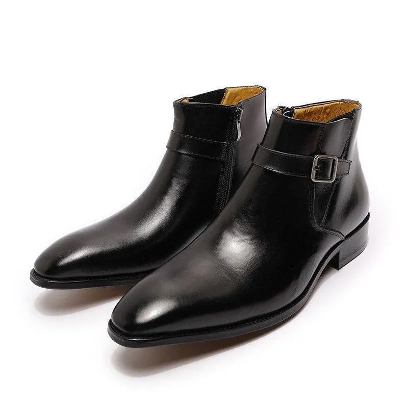 Godfrey Leather Ankle Boots