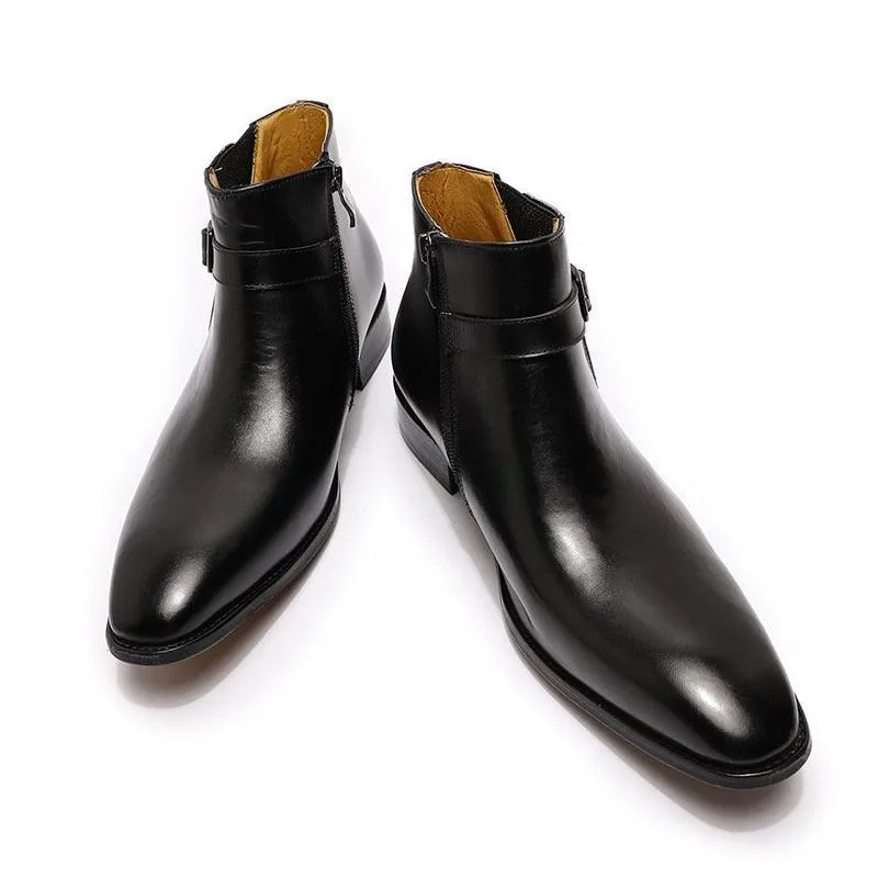 Godfrey Leather Ankle Boots