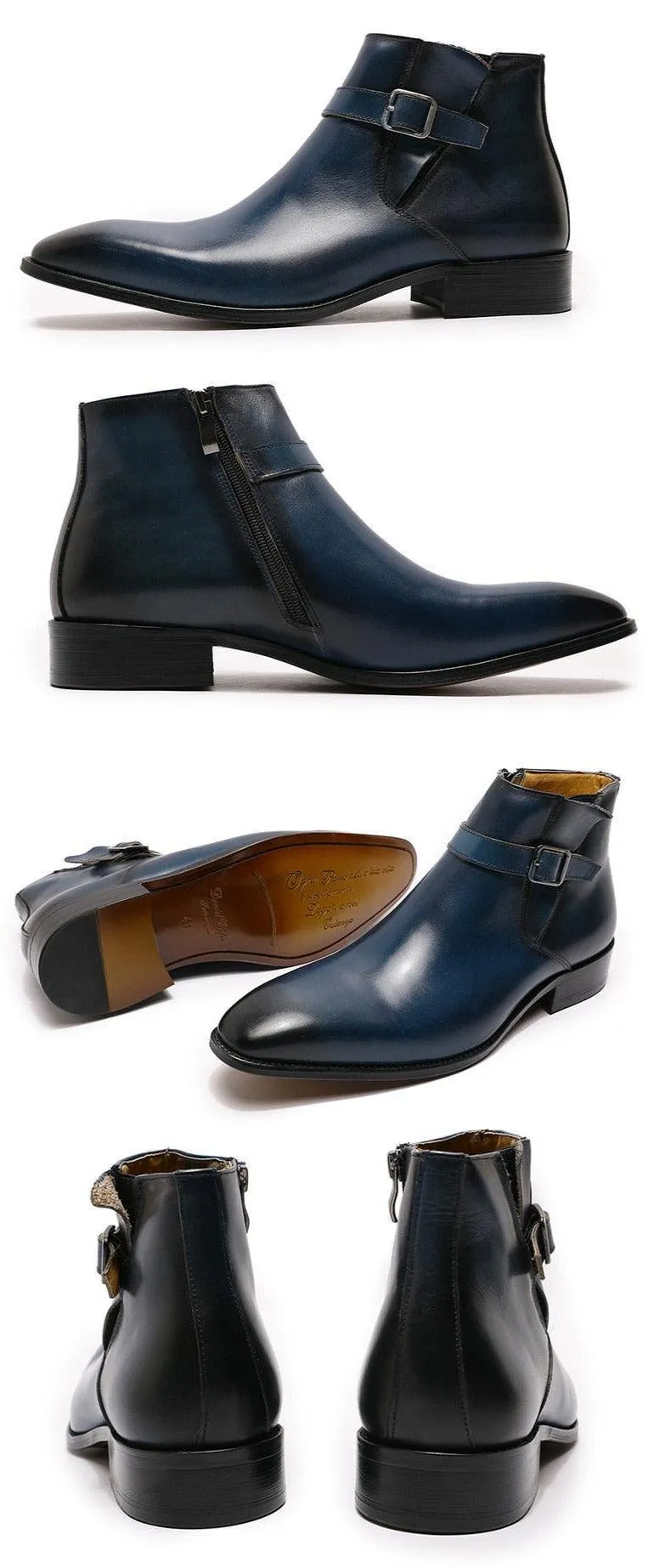 Godfrey Leather Ankle Boots