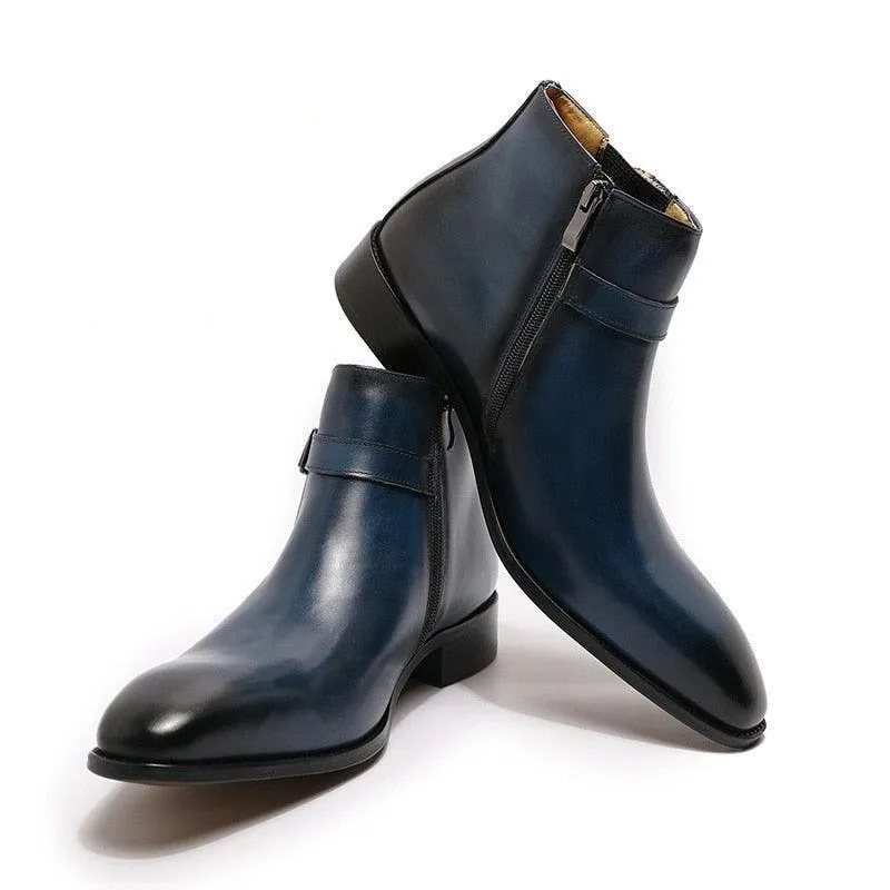 Godfrey Leather Ankle Boots
