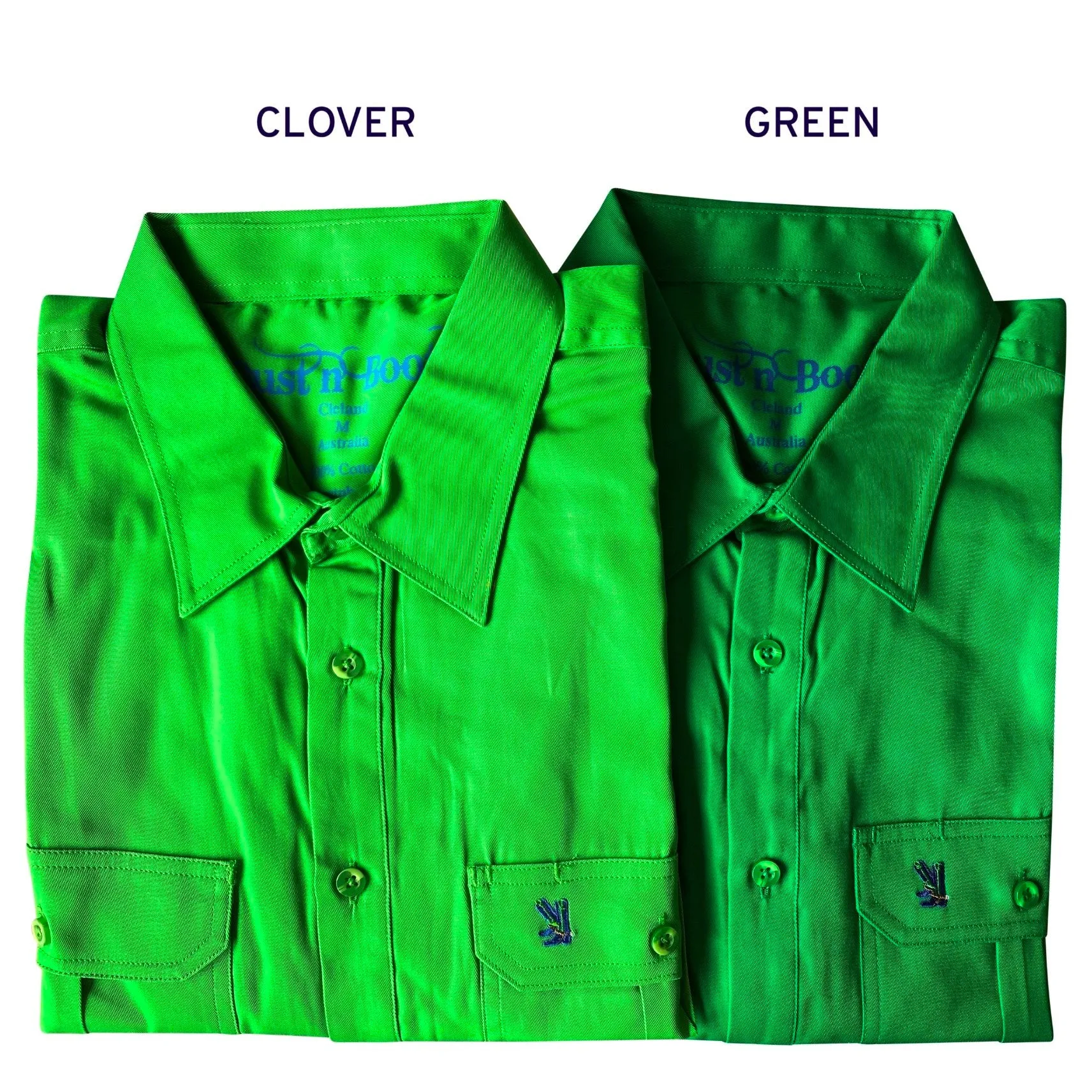 Green Half Button - Light Weight