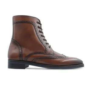 Klagen - Men's Burnished Brown Calf Leather Boot