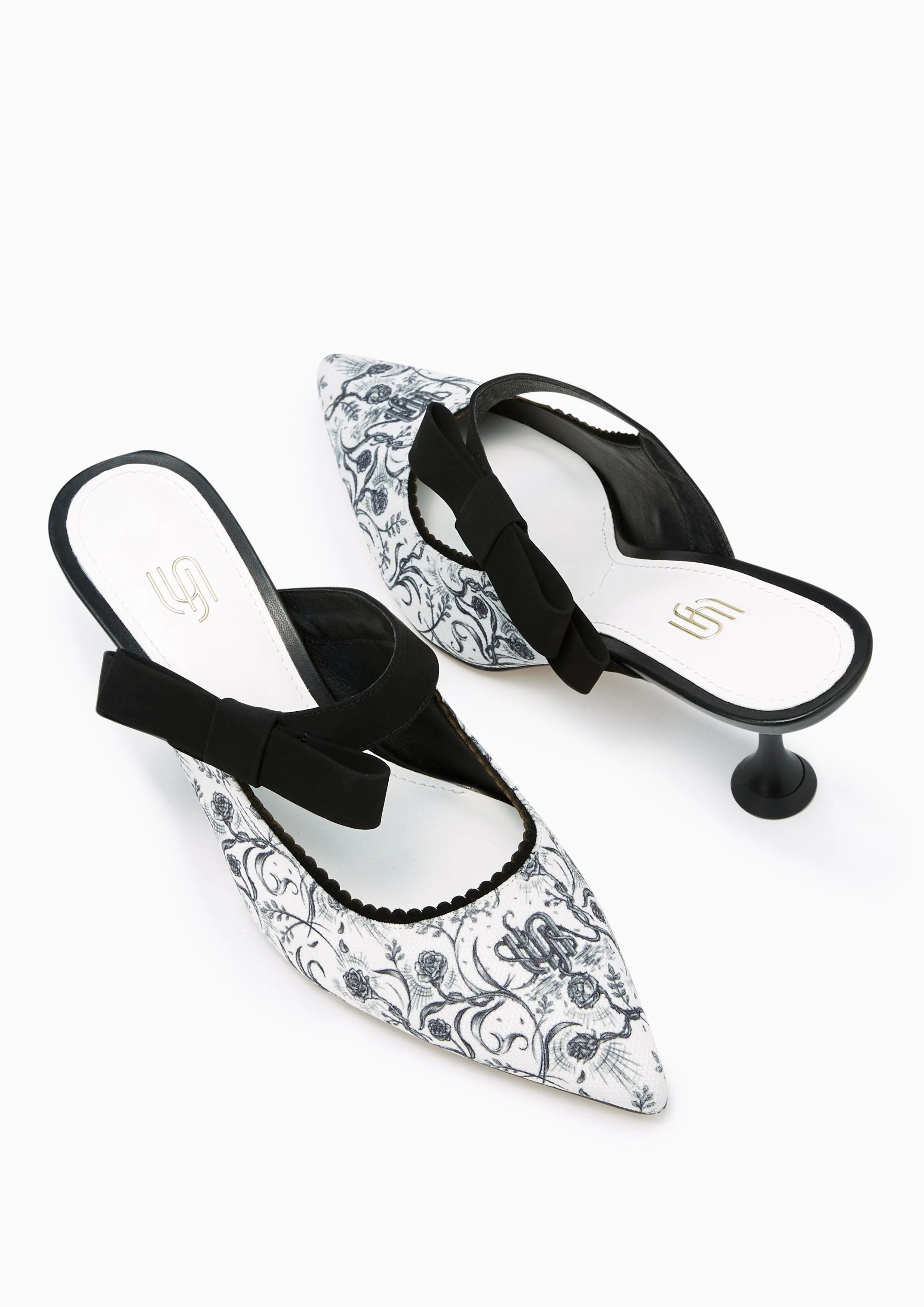 Maiden Infinite High Heels Printed Black