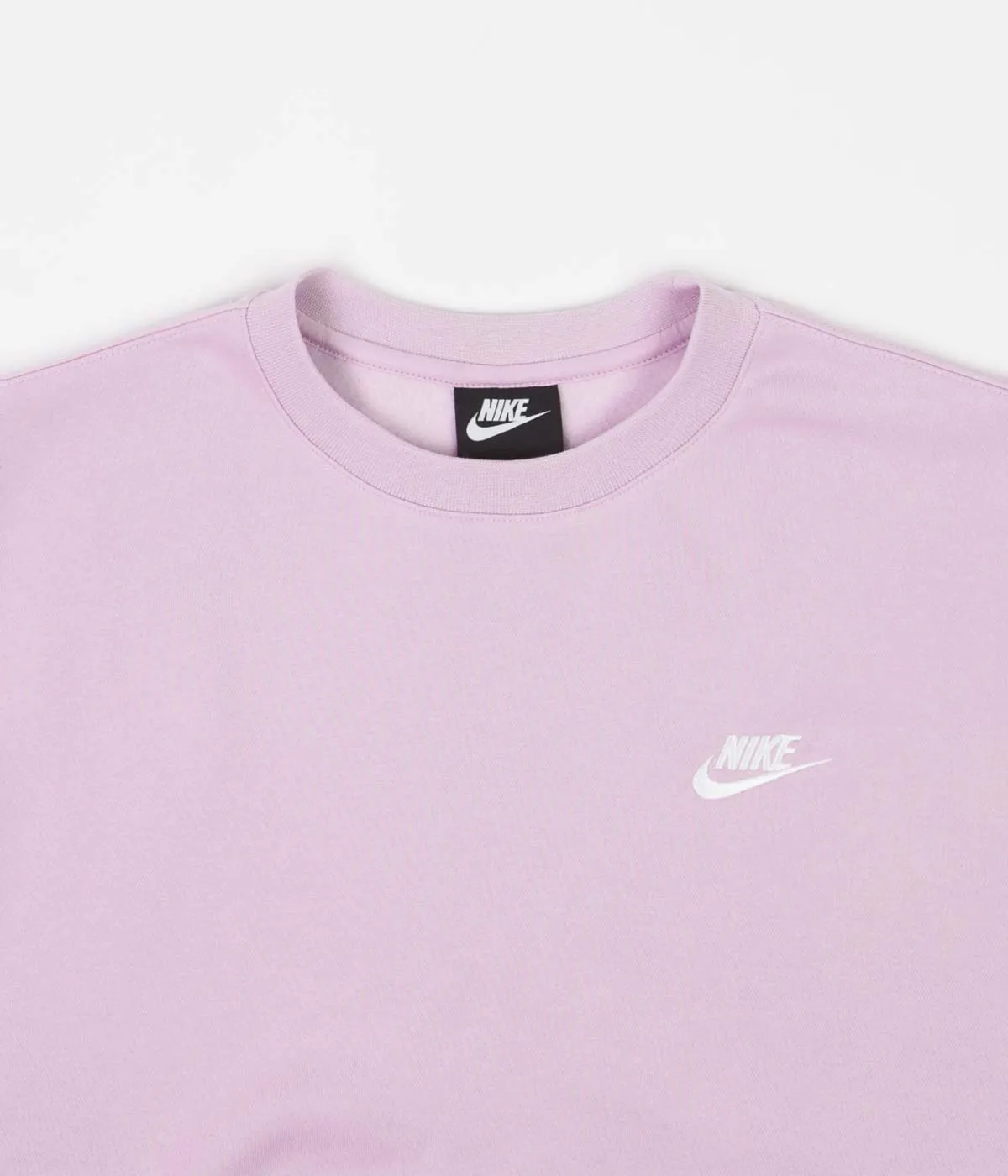 Nike Club Crewneck Sweatshirt - Iced Lilac / White