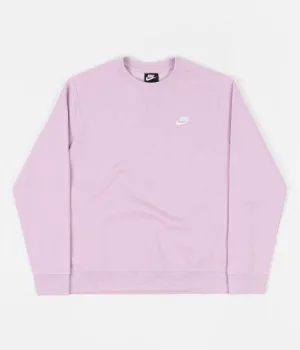 Nike Club Crewneck Sweatshirt - Iced Lilac / White