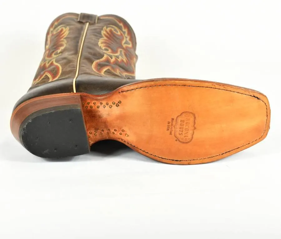 Nocona Men’s Vintage Cowboy Boots -13-inch – Chocolate Brown MD 2714