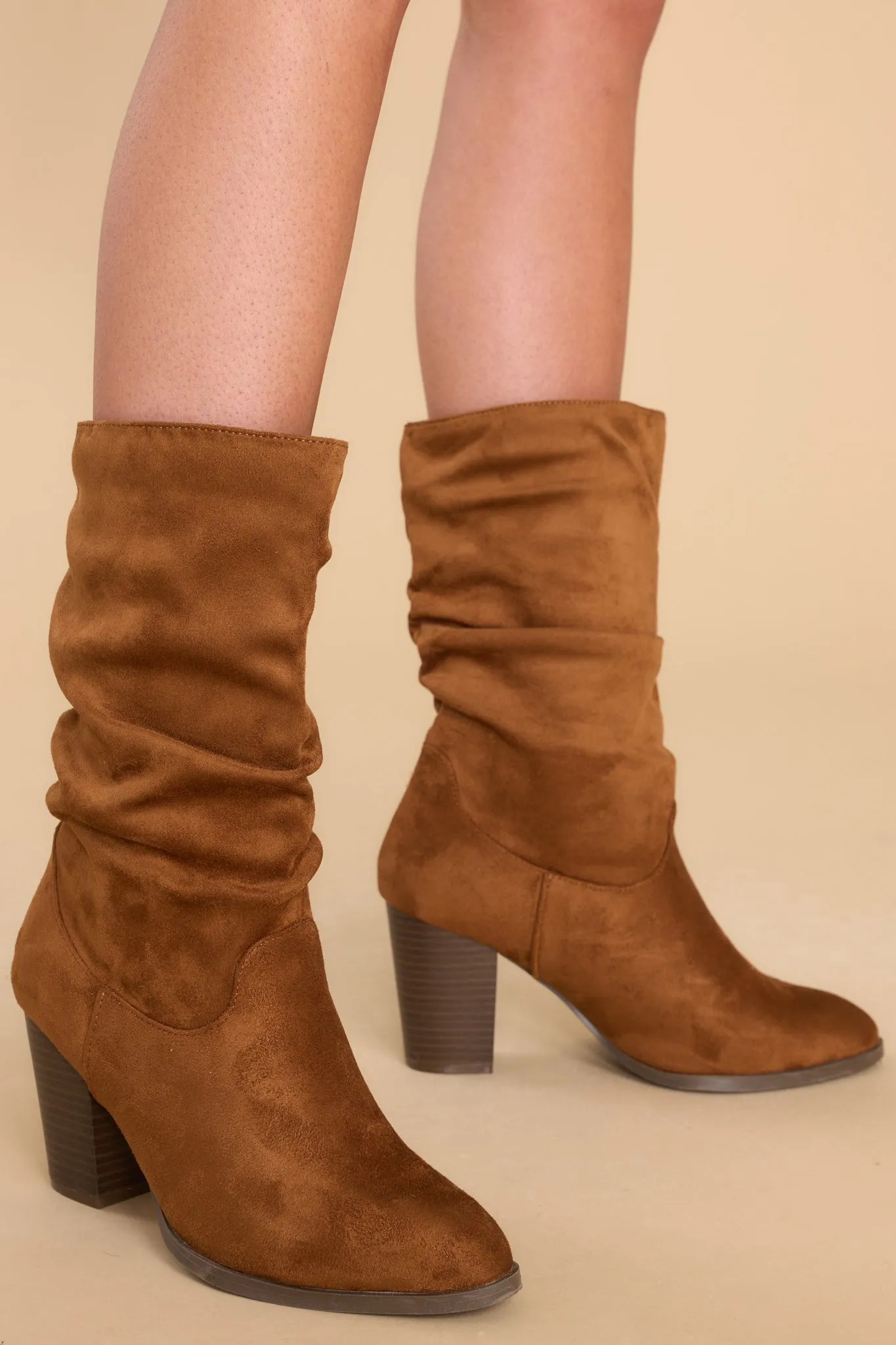 One Step At A Time Brown Boots