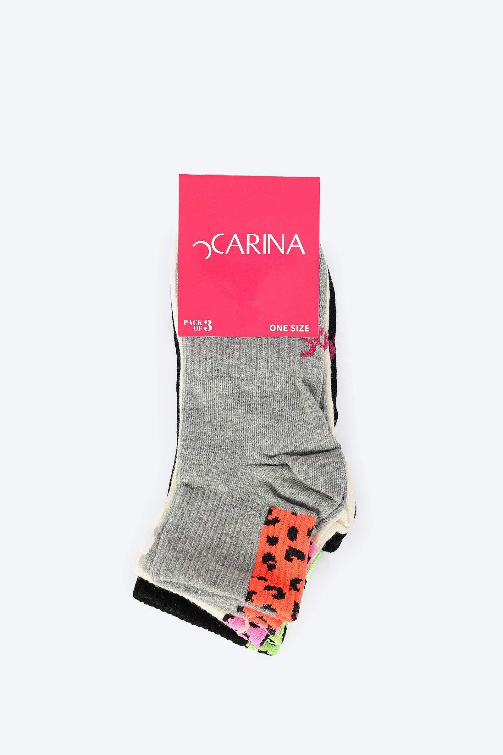 Pack of 3 Cotton Socks
