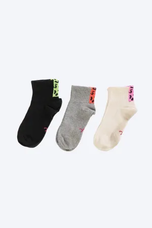Pack of 3 Cotton Socks