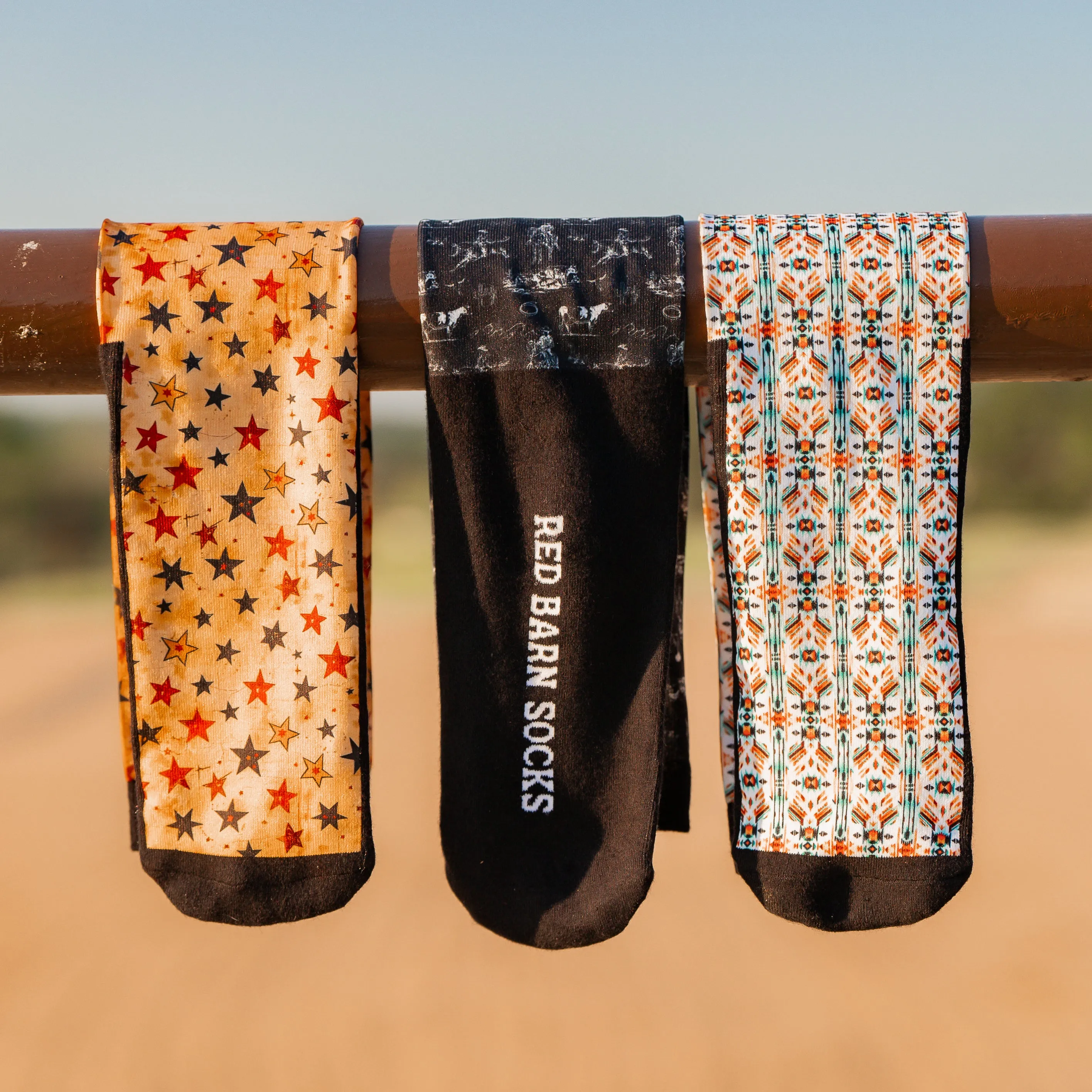 Red Barn Socks Boot Socks - Frontier Flair