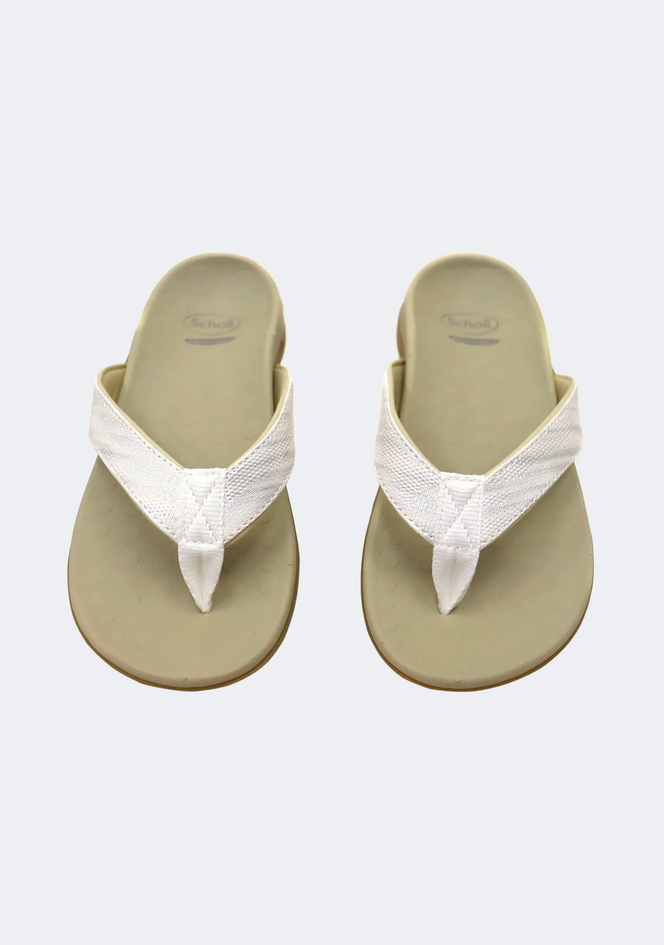 Scholl Orthaheel Women's Sonoma II Sandals Linen/White