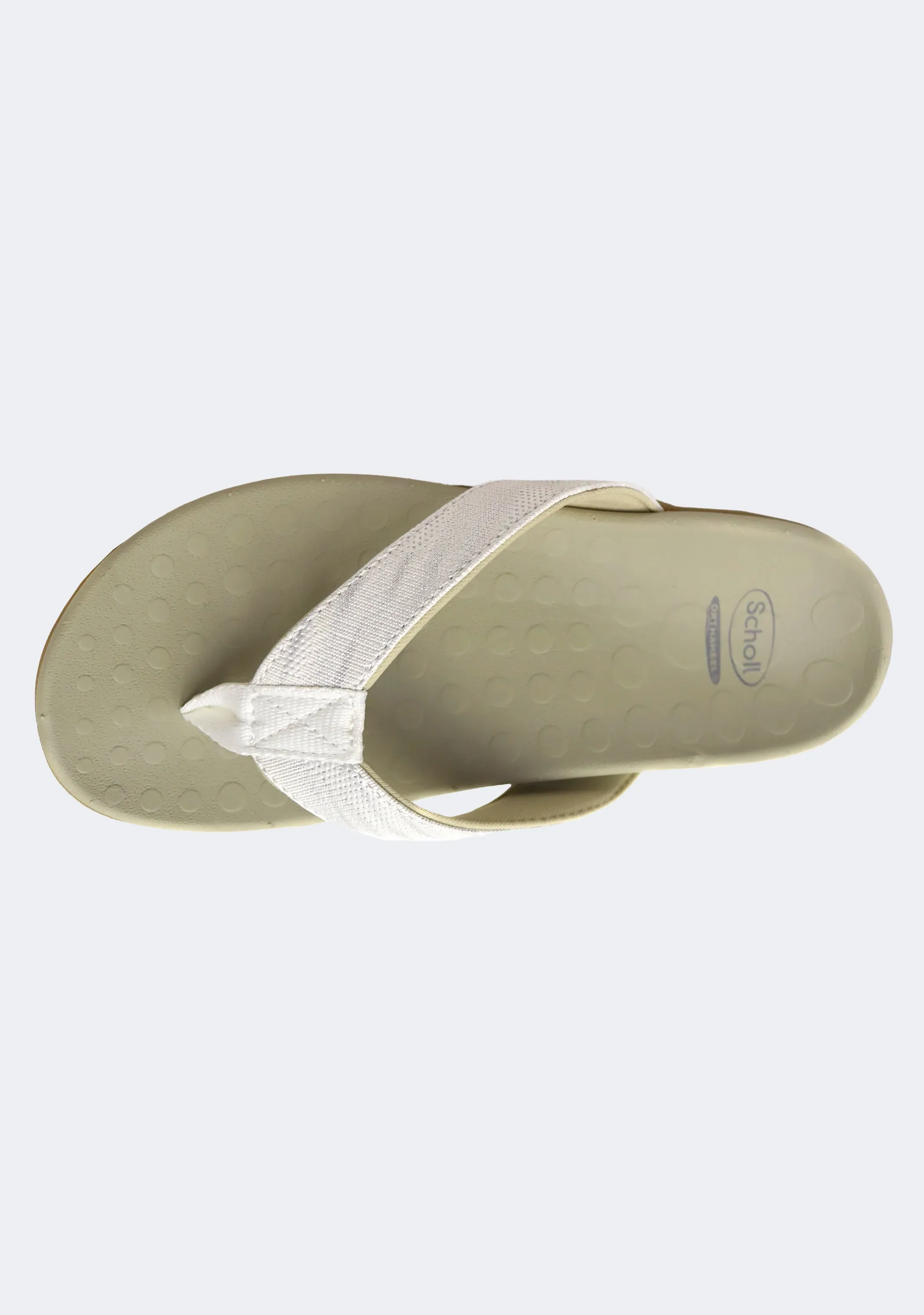 Scholl Orthaheel Women's Sonoma II Sandals Linen/White