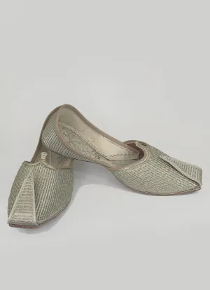 Silver Zardosi Woven Kusa