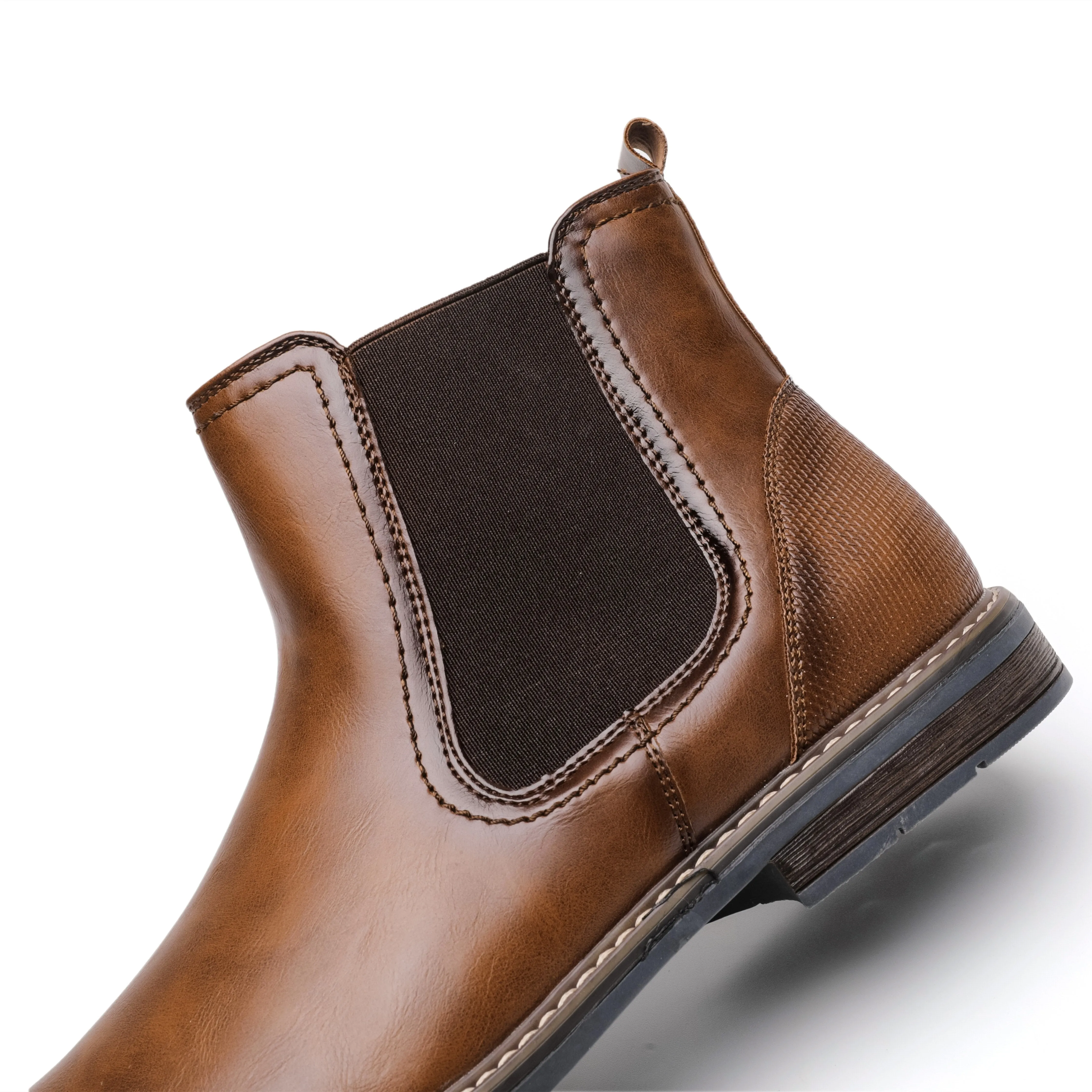 West Louis Designer Leather Comfortable Slip-On Chelsea Boots