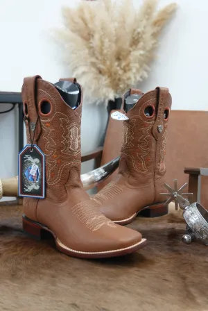 Wild West Grisly Honey Leather Sole Square Toe Boot- 2751 (824)