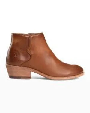 WOMEN'S FRYE CARSON PIPING BOOTIE   3474697-CAR /  FR40094-BLAC
