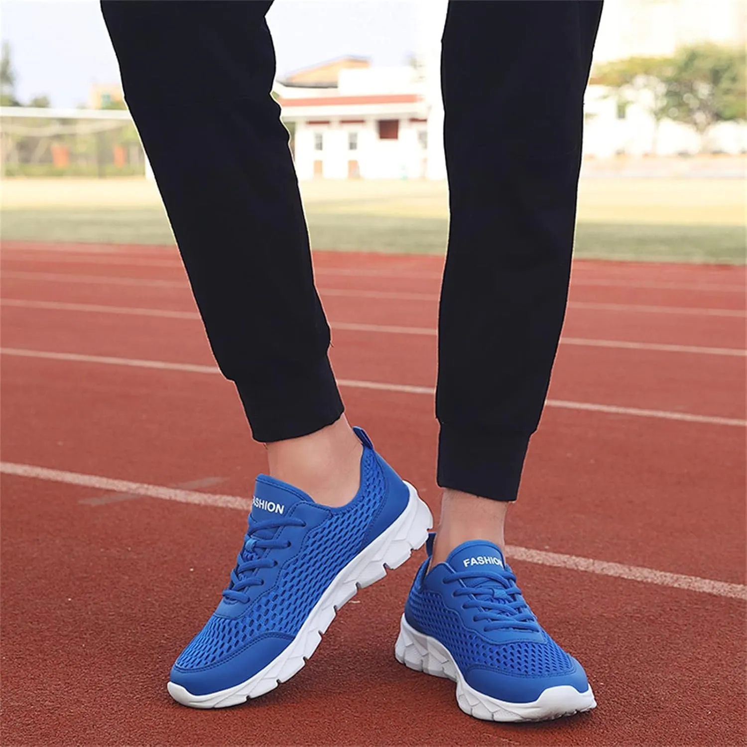 Womens Tennis Shoes Mesh Casual Slip On Shoes Waterproof Sneakers Women's Soft Sole Mesh Comfort Orthopedic White Basketball Shoe White Loafers